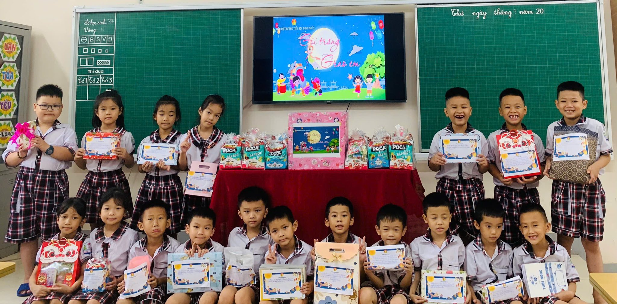 TRƯỜNG TIỂU HỌC NGHI PHÚ 2 PHÁT ĐỘNG CHƯƠNG TRÌNH “GÓI TRĂNG TRAO EM”