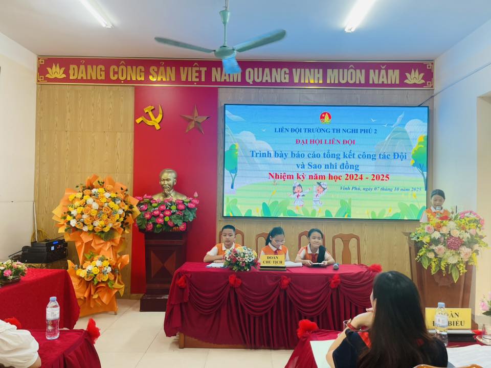 ĐẠI HỘI LIÊN ĐỘI NHIỆM KỲ NĂM HỌC 2025 - 2026