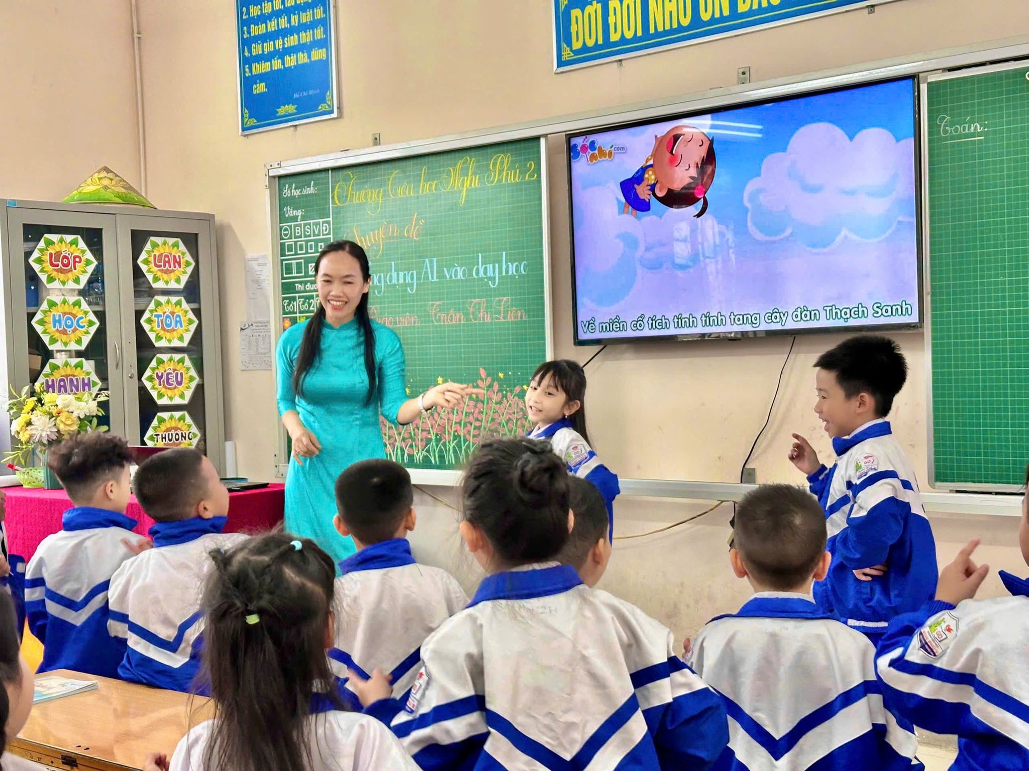 HOẠT ĐỘNG THỰC TẬP TỔ CHUYÊN MÔN, CHUYÊN ĐỀ “HỌC THÔNG QUA CHƠI” và “ỨNG DỤNG CÔNG NGHỆ AI”