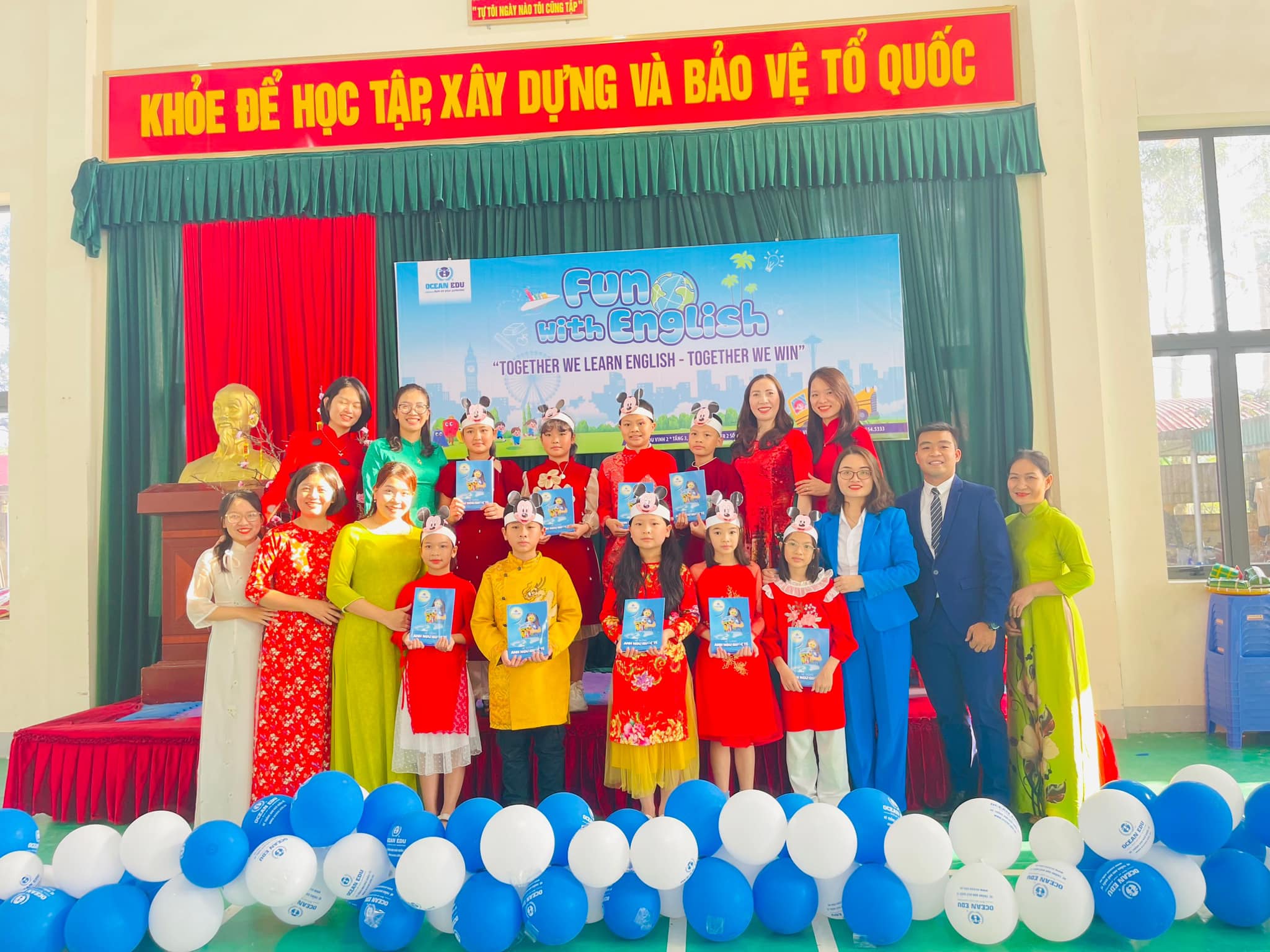 TRƯỜNG TIỂU HỌC NGHI PHÚ 2 TỔ CHỨC THÀNH CÔNG CÂU LẠC BỘ TIẾNG ANH