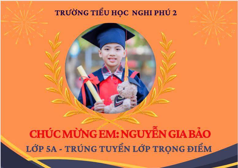 TỰ HÀO HỌC SINH TRƯỜNG TIỂU HỌC NGHI PHÚ 2 ĐẬU VÀO TRƯỜNG THSC ĐẶNG THAI MAI