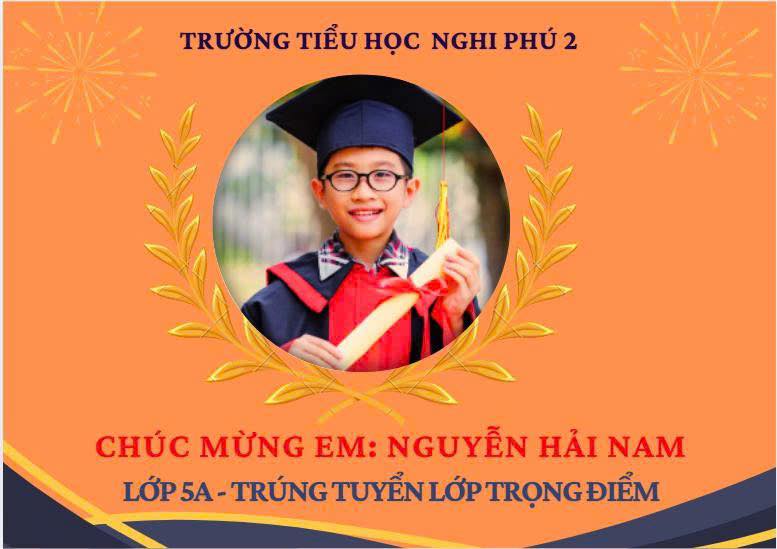 TỰ HÀO HỌC SINH TRƯỜNG TIỂU HỌC NGHI PHÚ 2 ĐẬU VÀO TRƯỜNG THSC ĐẶNG THAI MAI