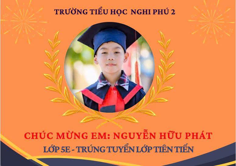 TỰ HÀO HỌC SINH TRƯỜNG TIỂU HỌC NGHI PHÚ 2 ĐẬU VÀO TRƯỜNG THSC ĐẶNG THAI MAI