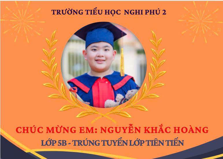 TỰ HÀO HỌC SINH TRƯỜNG TIỂU HỌC NGHI PHÚ 2 ĐẬU VÀO TRƯỜNG THSC ĐẶNG THAI MAI