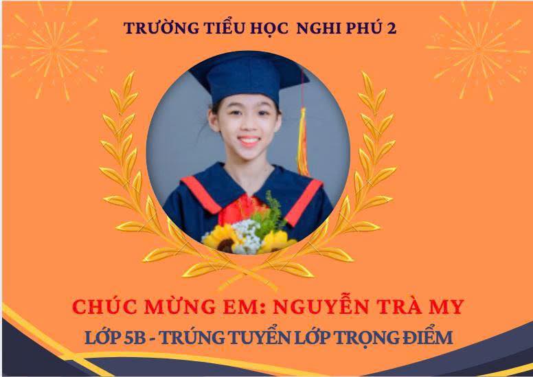 TỰ HÀO HỌC SINH TRƯỜNG TIỂU HỌC NGHI PHÚ 2 ĐẬU VÀO TRƯỜNG THSC ĐẶNG THAI MAI