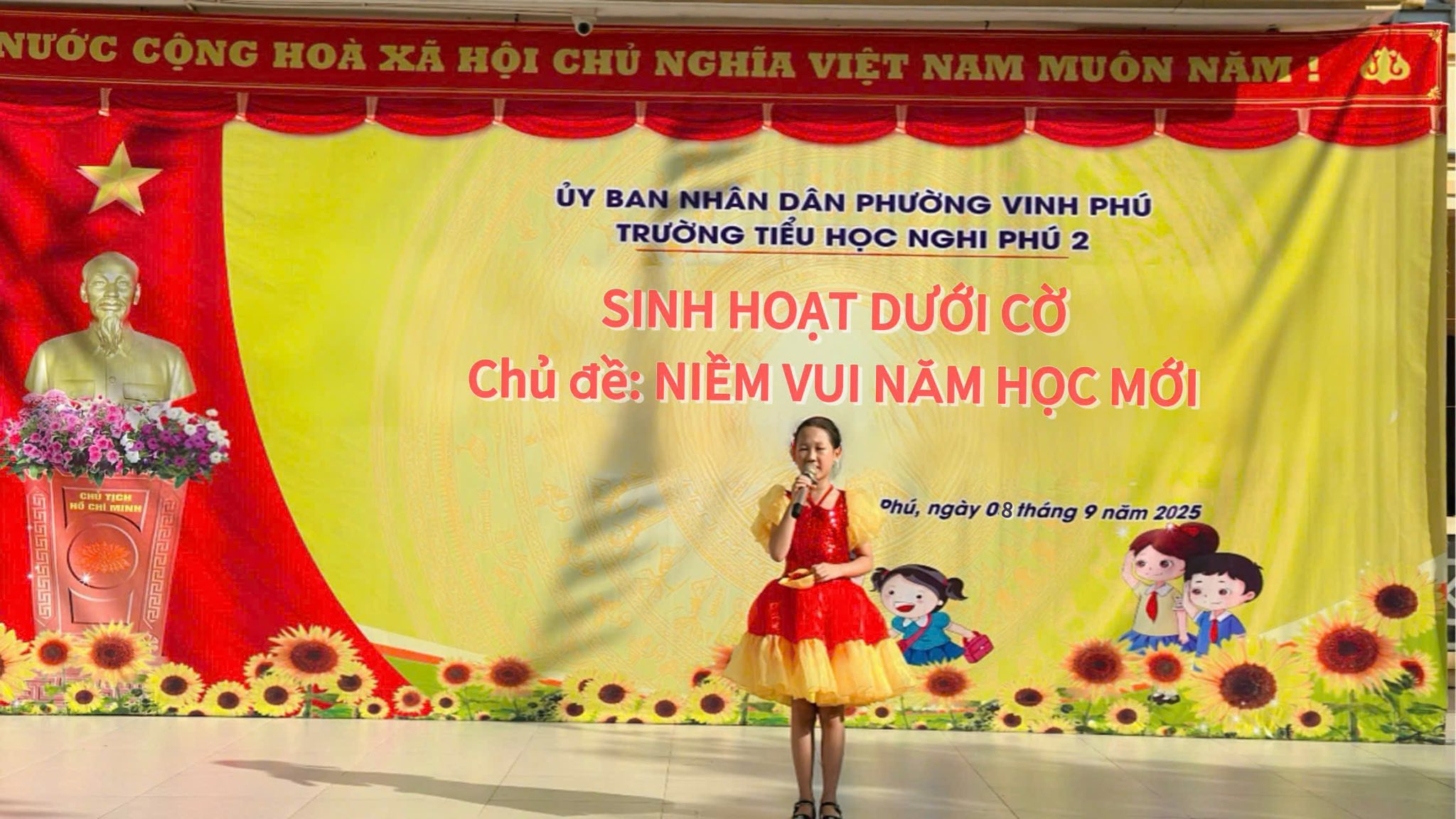 Sinh hoạt dưới cờ Tuần 1 Năm học 2025-2026