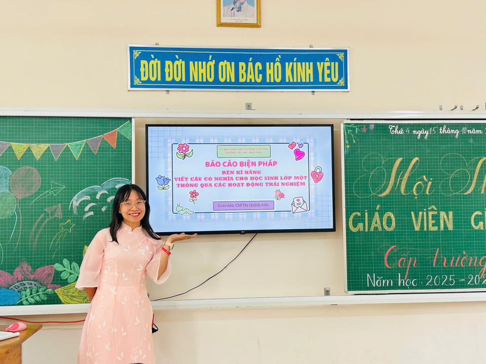 HỘI THI GIÁO VIÊN DẠY GIỎI CẤP TRƯỜNG – SÂN CHƠI CHUYÊN MÔN, CHÀO MỪNG NGÀY PHỤ NỮ VIỆT NAM 20/10