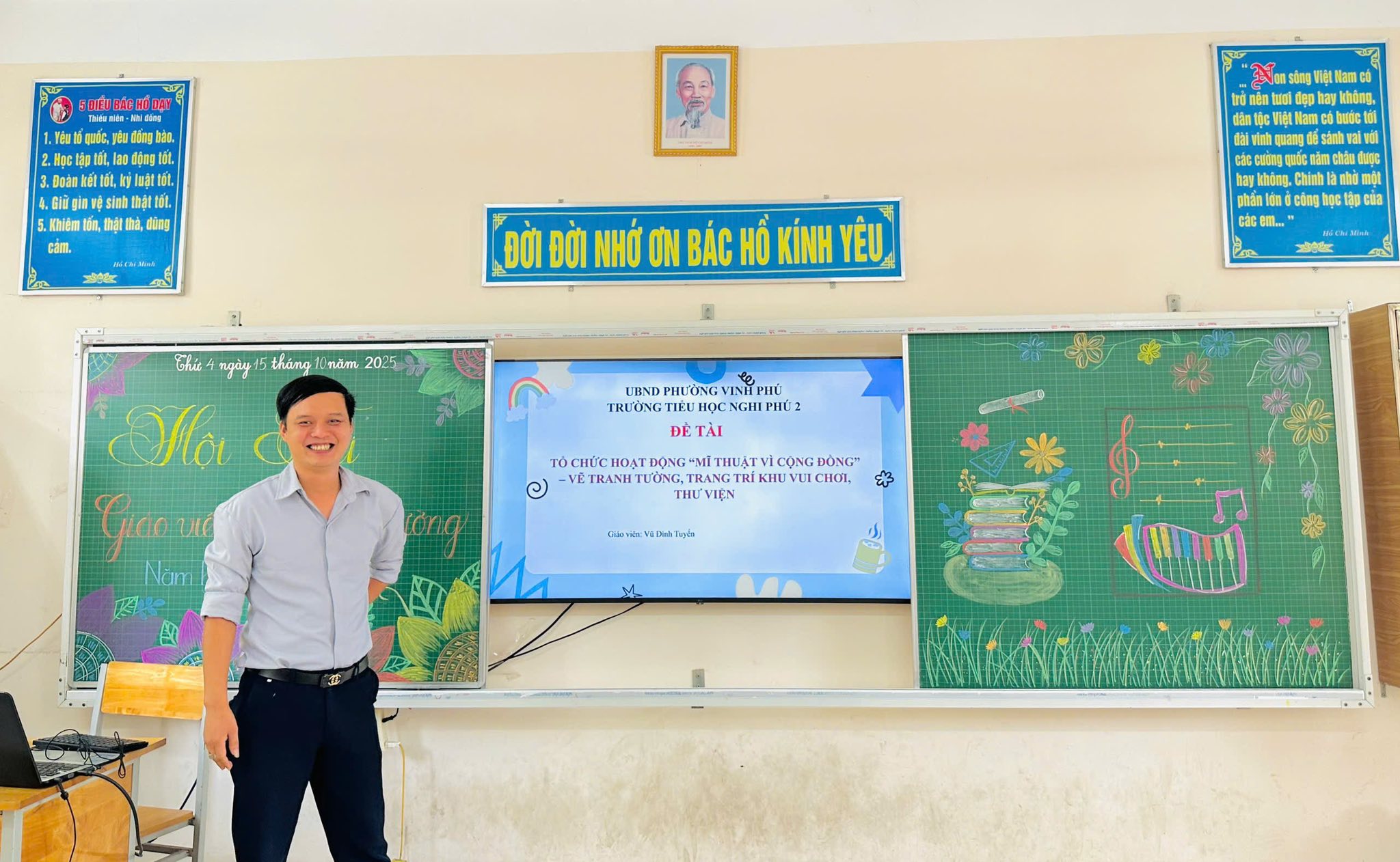 HỘI THI GIÁO VIÊN DẠY GIỎI CẤP TRƯỜNG – SÂN CHƠI CHUYÊN MÔN, CHÀO MỪNG NGÀY PHỤ NỮ VIỆT NAM 20/10