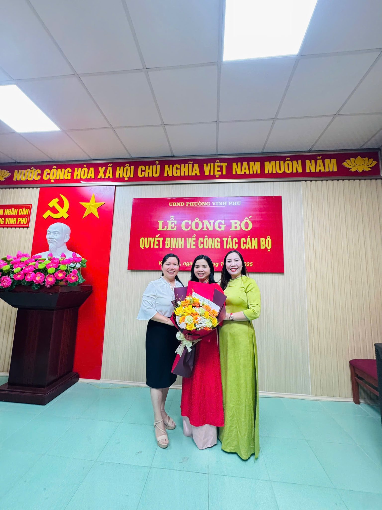 🎉 CHÚC MỪNG CÔ TRẦN THỊ THU BÌNH ĐƯỢC BỔ NHIỆM GIỮ CHỨC VỤ PHÓ HIỆU TRƯỞNG TRƯỜNG TIỂU HỌC NGHI PHÚ 1 🎉