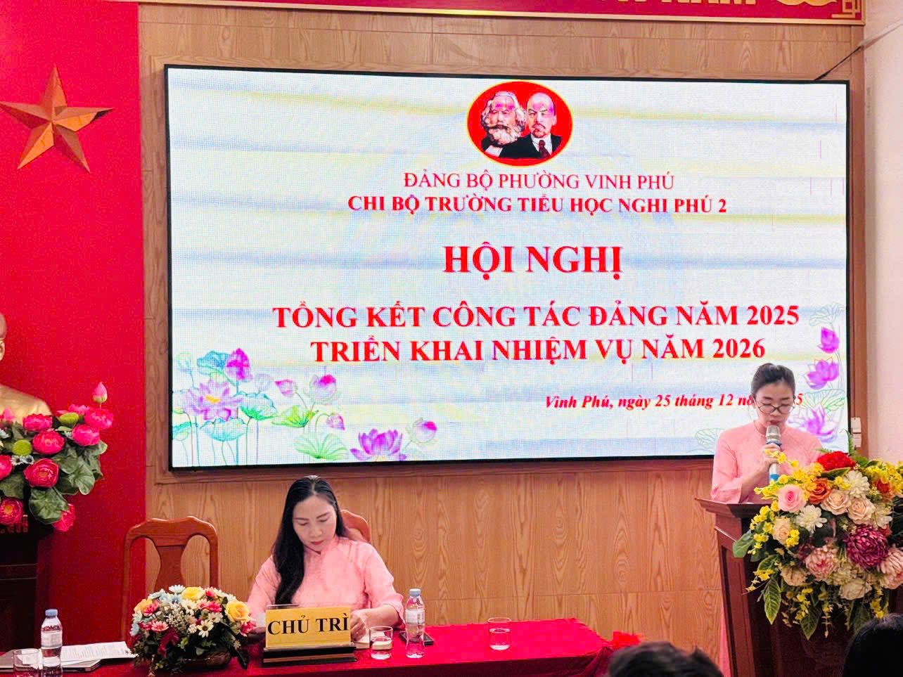 🌟TRƯỜNG TIỂU HỌC NGHI PHÚ 2 TỔ CHỨC HỘI NGHỊ TỔNG KẾT CÔNG TÁC ĐẢNG NĂM 2025, TRIỂN KHAI NHIỆM VỤ NĂM 2026 🌟🌟TRƯỜNG TIỂU HỌC NGHI PHÚ 2 TỔ CHỨC HỘI NGHỊ TỔNG KẾT CÔNG TÁC ĐẢNG NĂM 2025, TRIỂN KHAI NHIỆM VỤ NĂM 2026 🌟