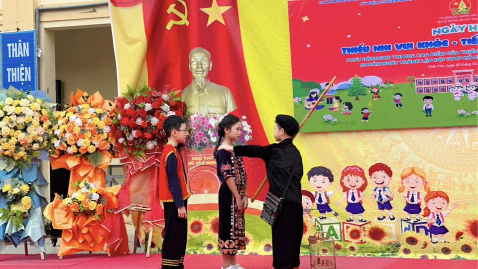 SINH HOẠT DƯỚI CỜ – CHỦ ĐỀ “THIẾU NHI VUI KHỎE – TIẾN BƯỚC LÊN ĐOÀN”💐