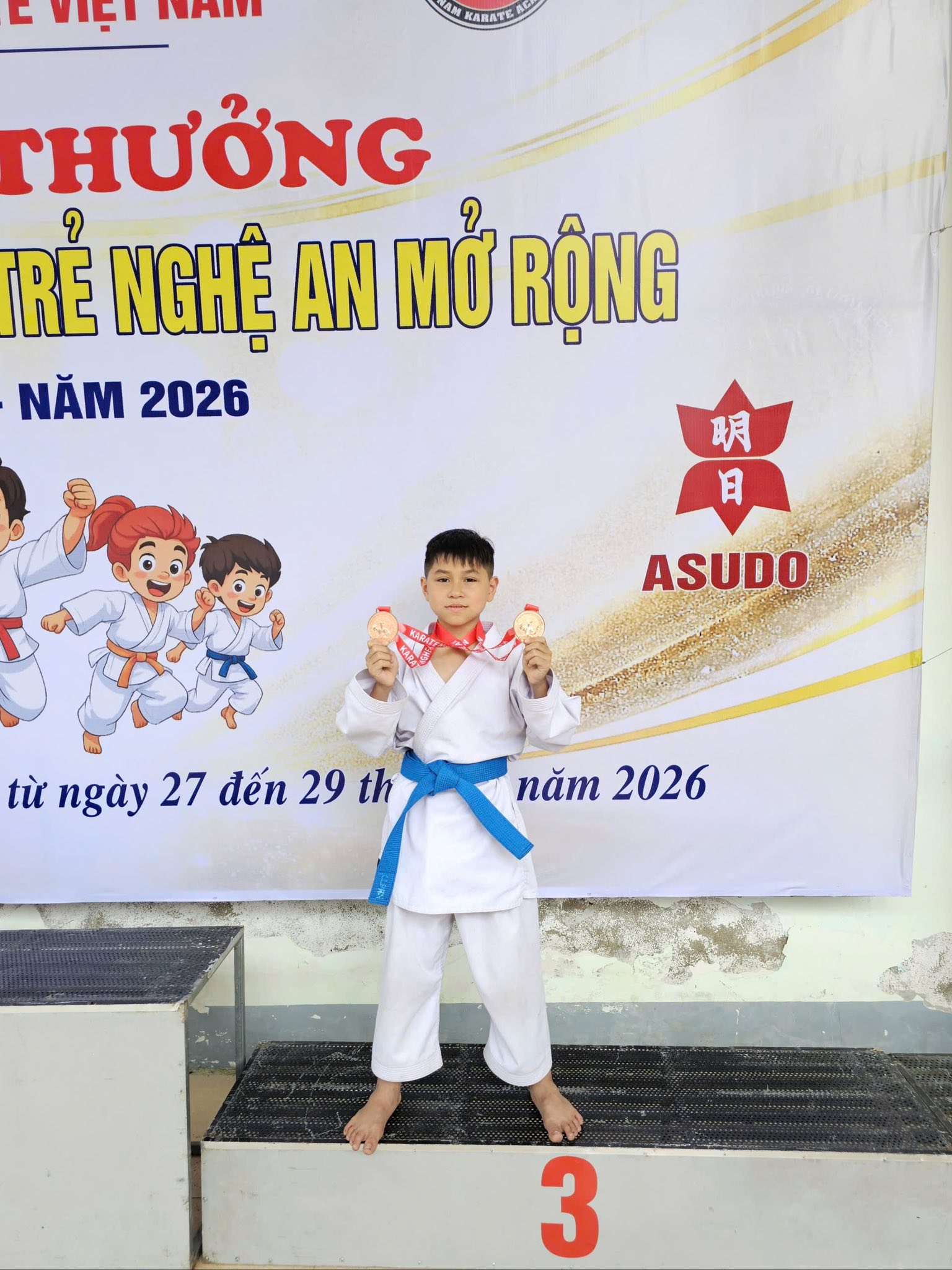 🎉TỰ HÀO CÁC VĐV THAM GIA GIẢI KARATE TRẺ NGHỆ AN MỞ RỘNG LẦN THỨ IX NĂM 2026 🎉